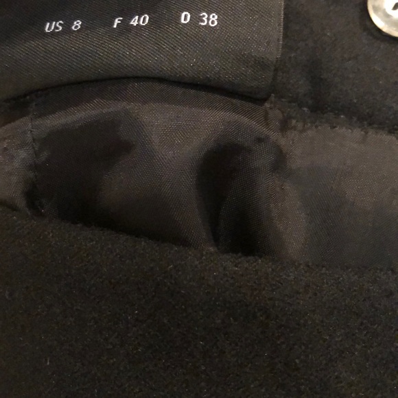 Akris black pleated knee-length skirt - Picture 4 of 4